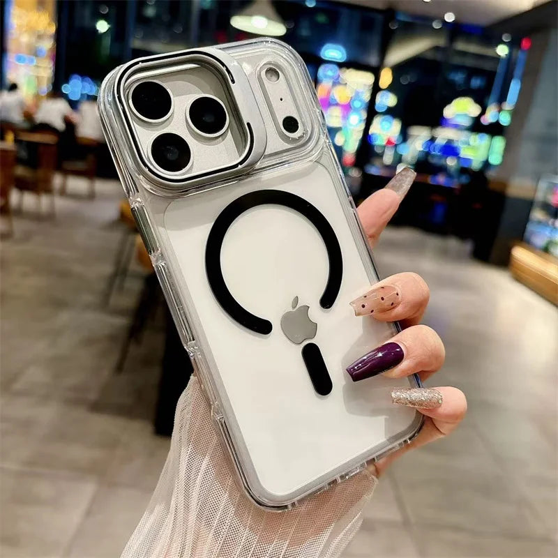 Metal bracket phone case