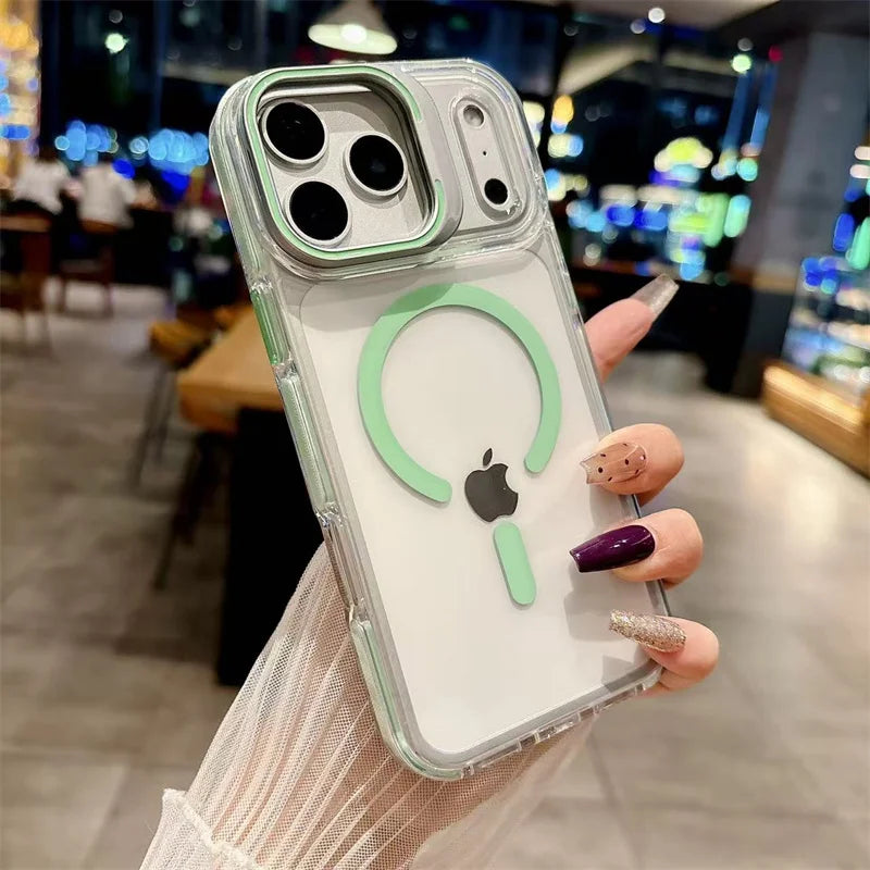 Metal bracket phone case
