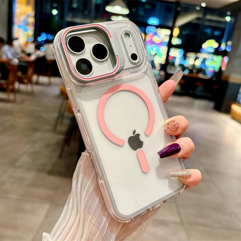 Metal bracket phone case